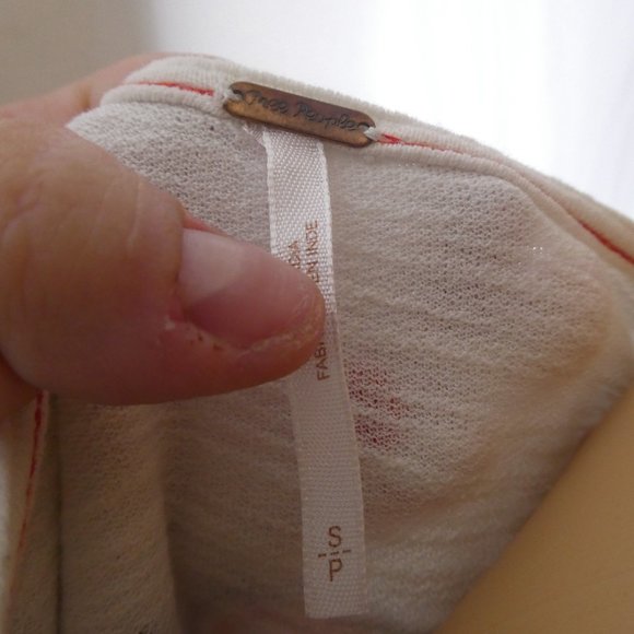 Free People Chiquita Boho Embroidered Top Peasant - Picture 6 of 11